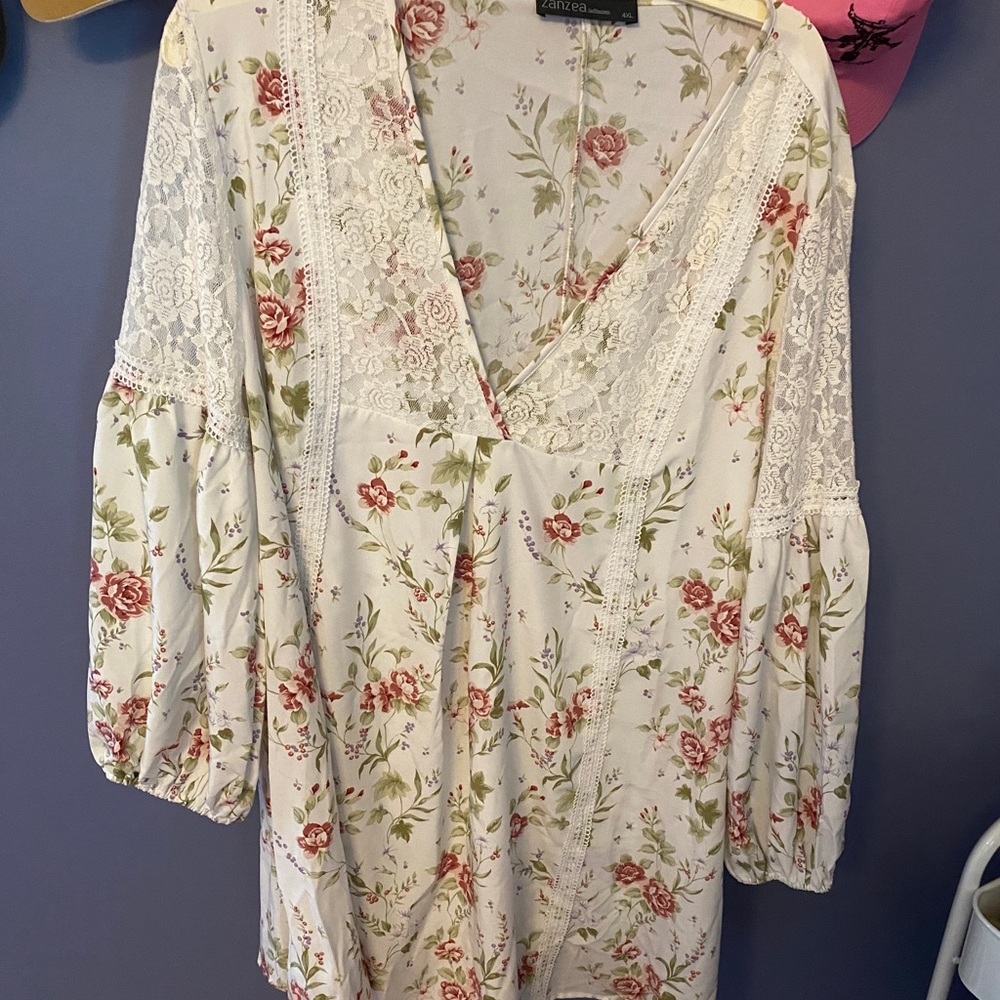 Zanzea 4X Dress with Lace